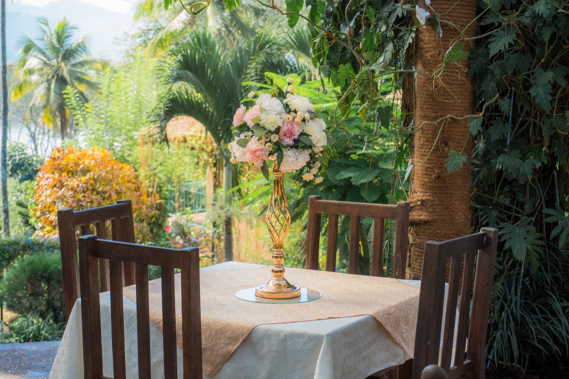 Garden Reception Table