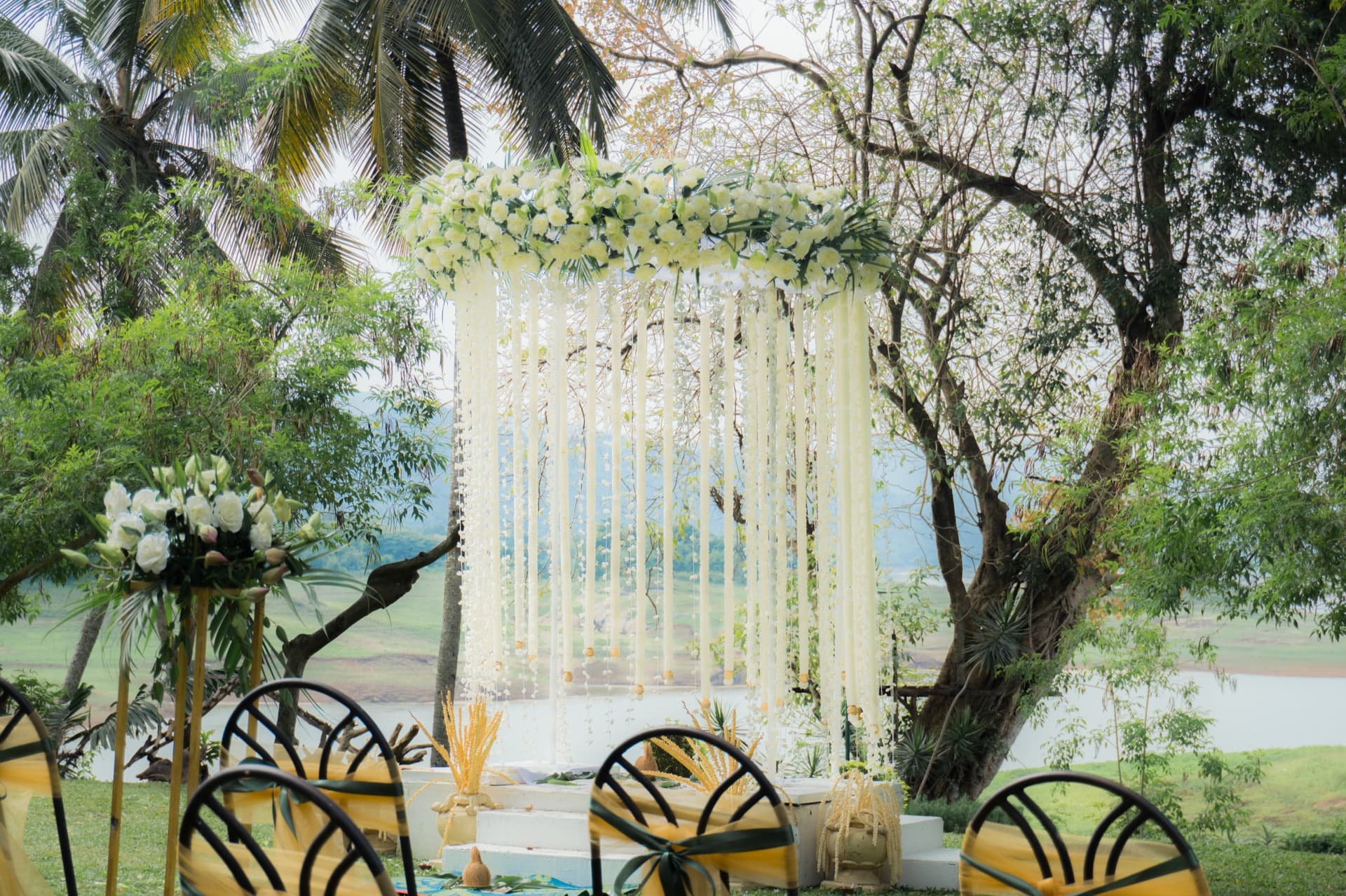 Scenic Wedding Setup
