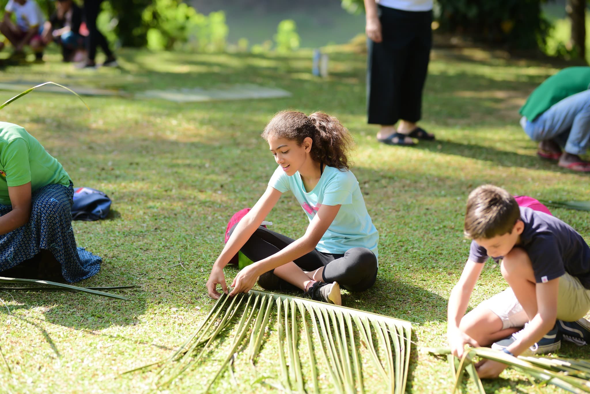 A Feel to Typical Rural Activities: Weaving of Coconut Palms